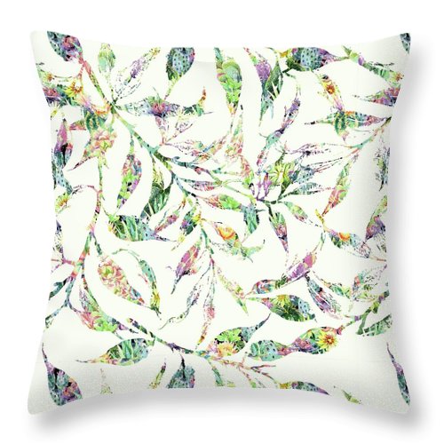 Fern - Vanilla - Throw Pillow